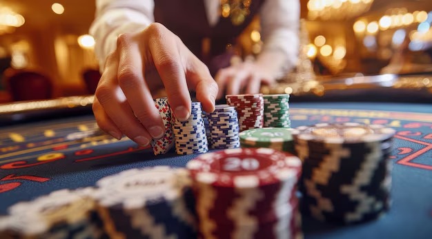Live Lucky Twins table on km789 link mobile app showing card draw and player prediction interface